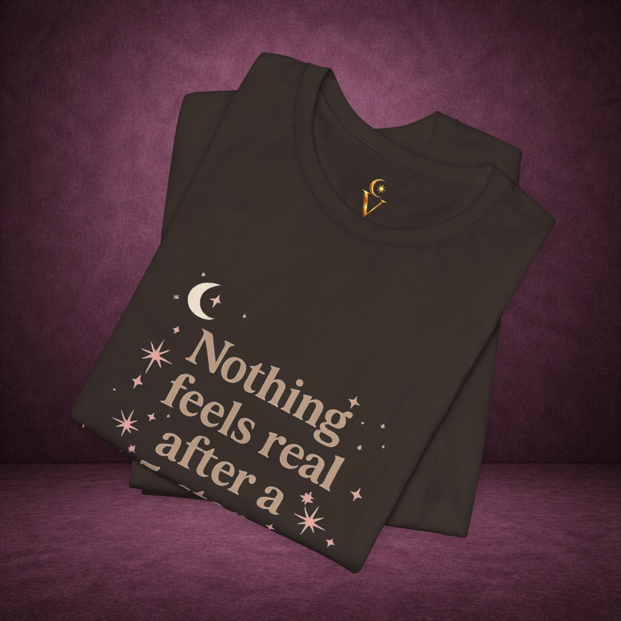 Reading T-Shirt — "Nothing Feels Real After a 5-Star Read" Book Lover Tee
