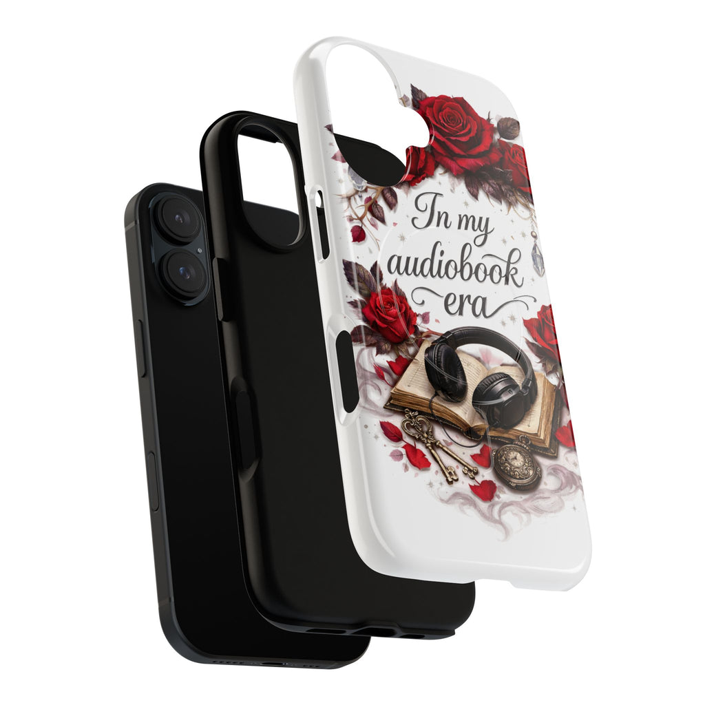 Phone Case — "In My Audiobook Era" Floral Rose Magnetic Tough Case