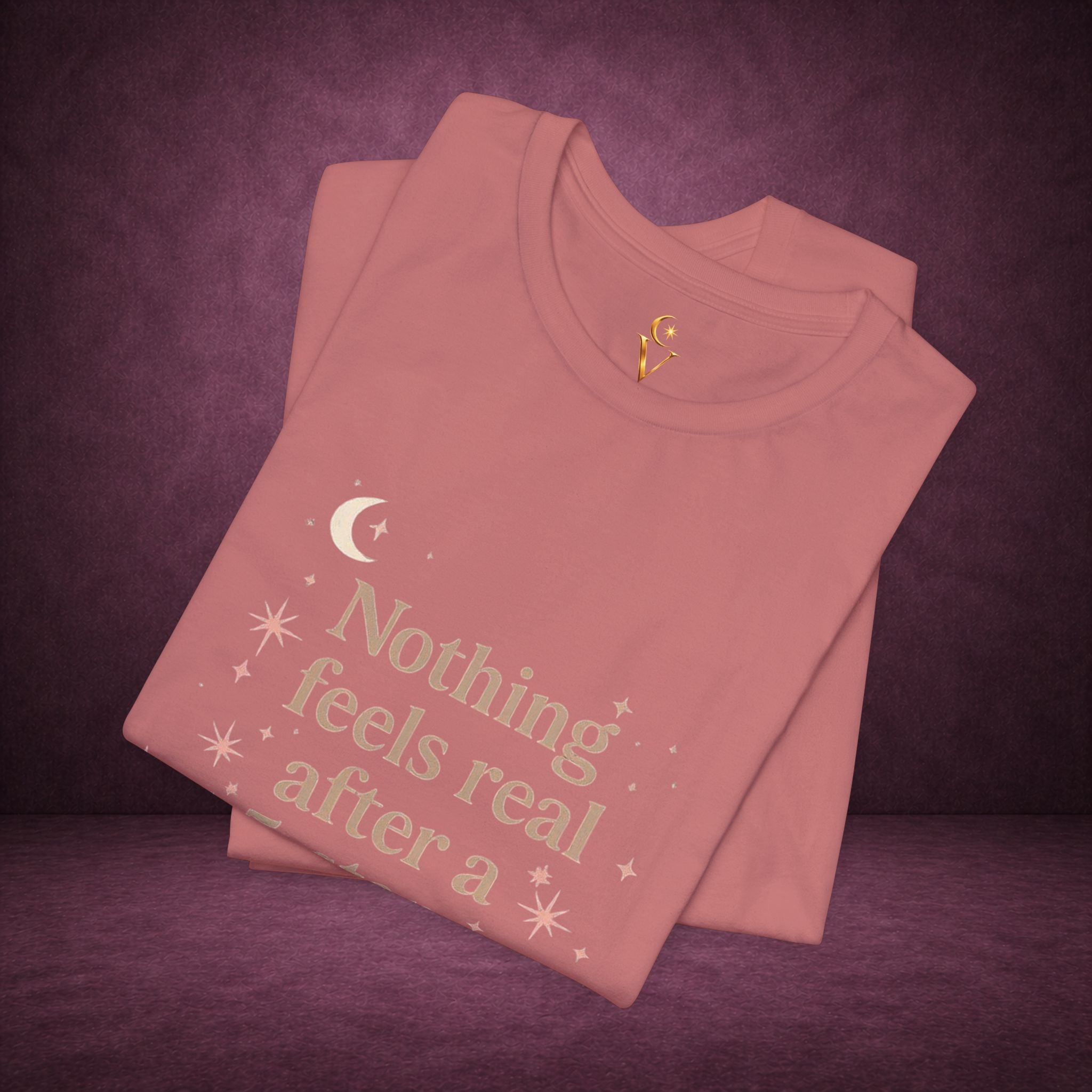 Reading T-Shirt — "Nothing Feels Real After a 5-Star Read" Book Lover Tee