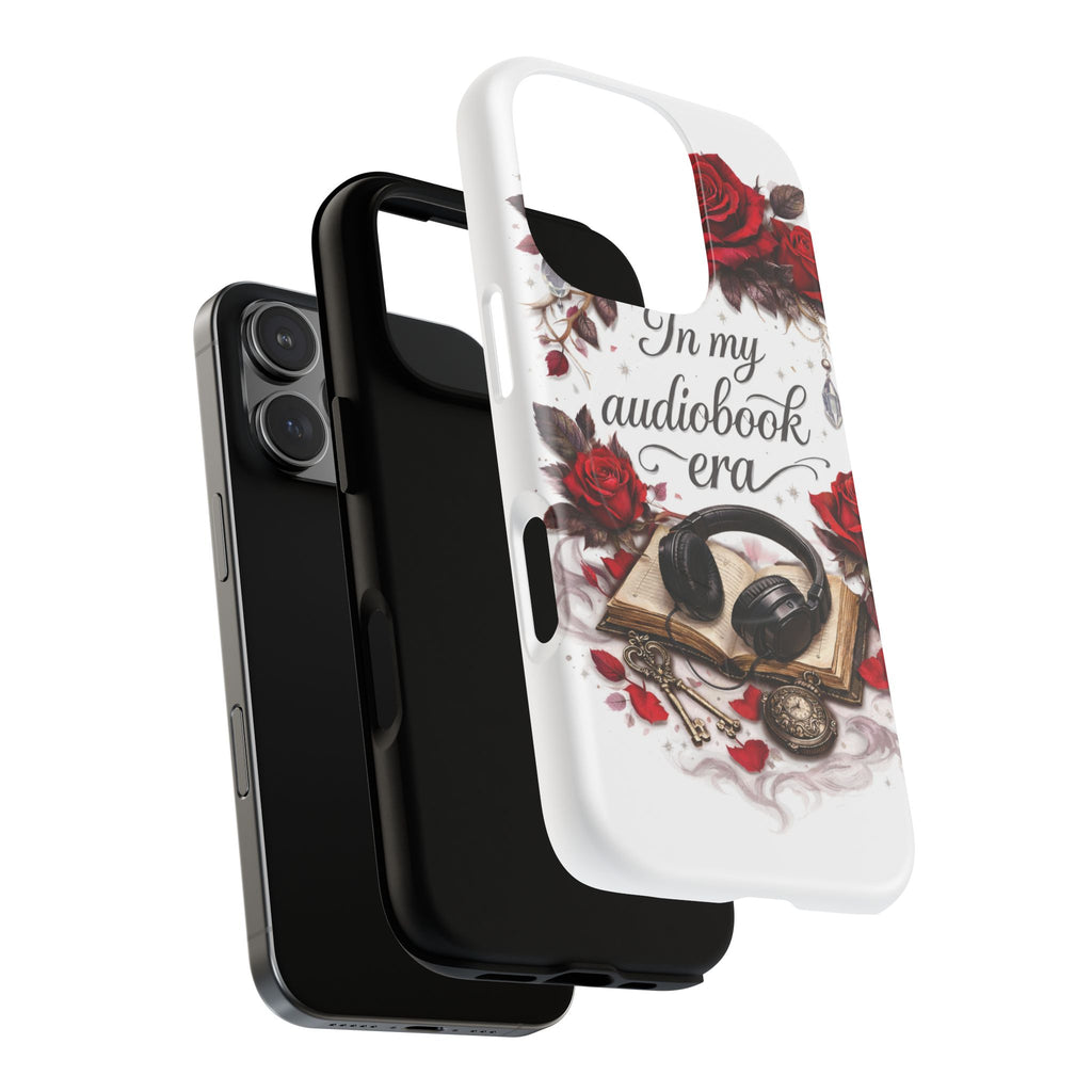 Phone Case — "In My Audiobook Era" Floral Rose Magnetic Tough Case