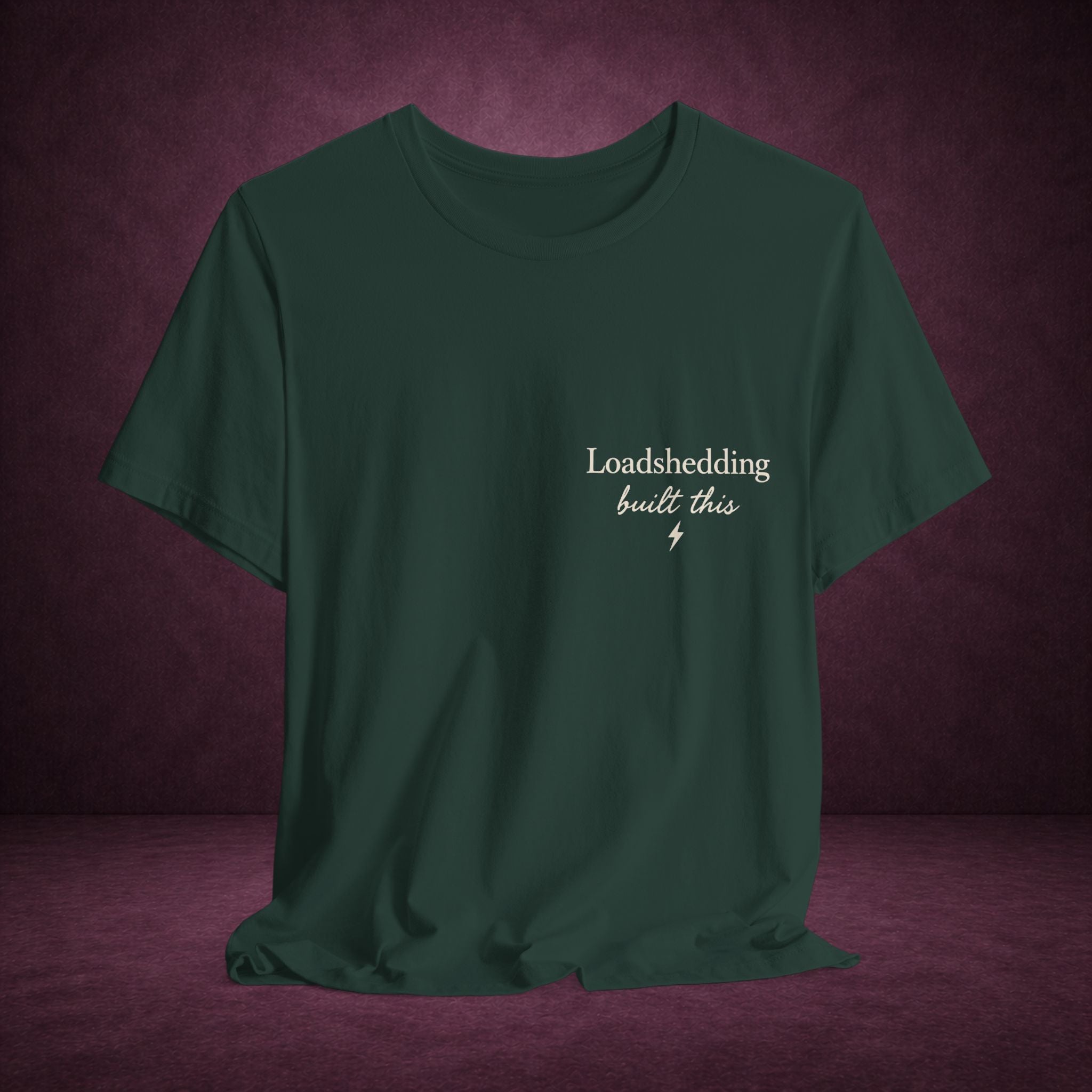 Loadshedding Built This Tee ⚡🖤