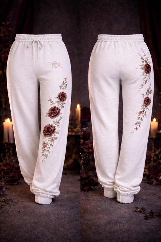 Velvet Realm Rose Sweatpants