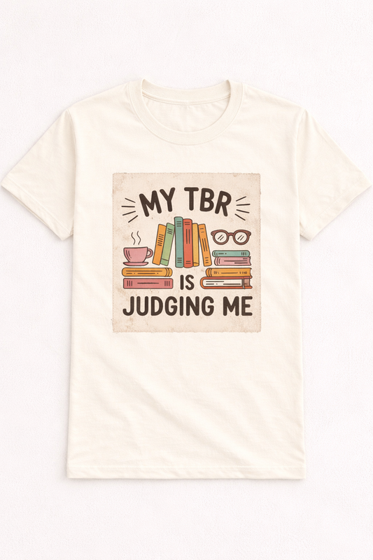 MY TBR IS JUDGING ME – Oversized Bookish Tee