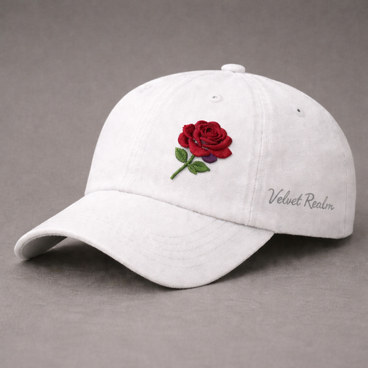 The Velvet Realm Rose Cap